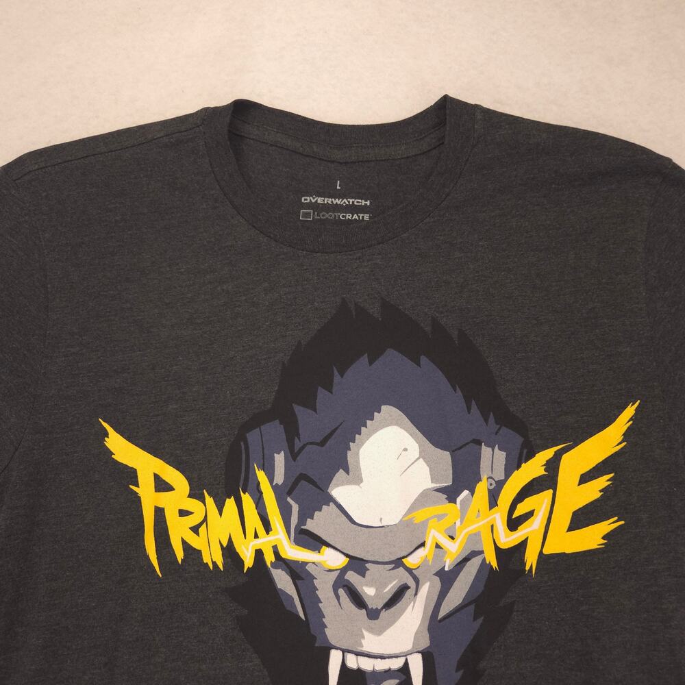 Overwatch Video Game Short Sleeve Graphic Crew Neck T Shirt Mens Size XL Black